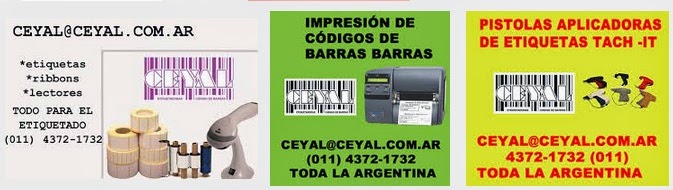 etiquetas adhesivas codigo barras  San Francisco Solano