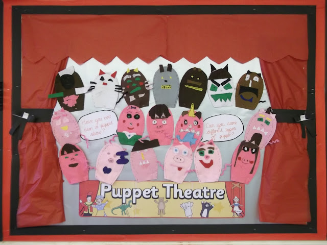 Alderwood Junior School: Creating hand puppets!