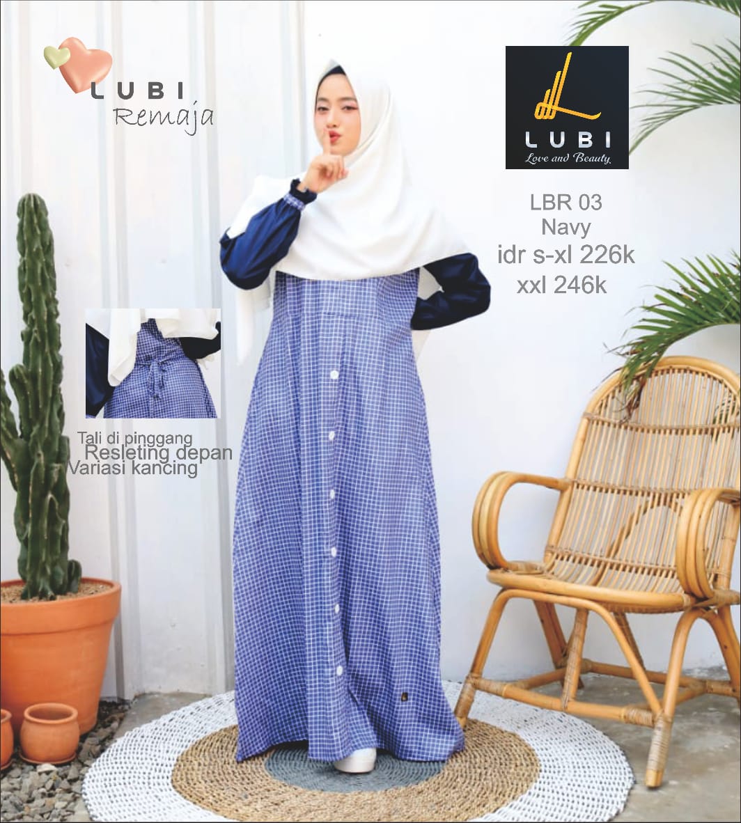 GAMIS REMAJA TERBARU LUBI LBR 03-04