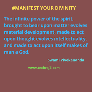 Manifest Your Divinity Quotes By Swami Vivekananda