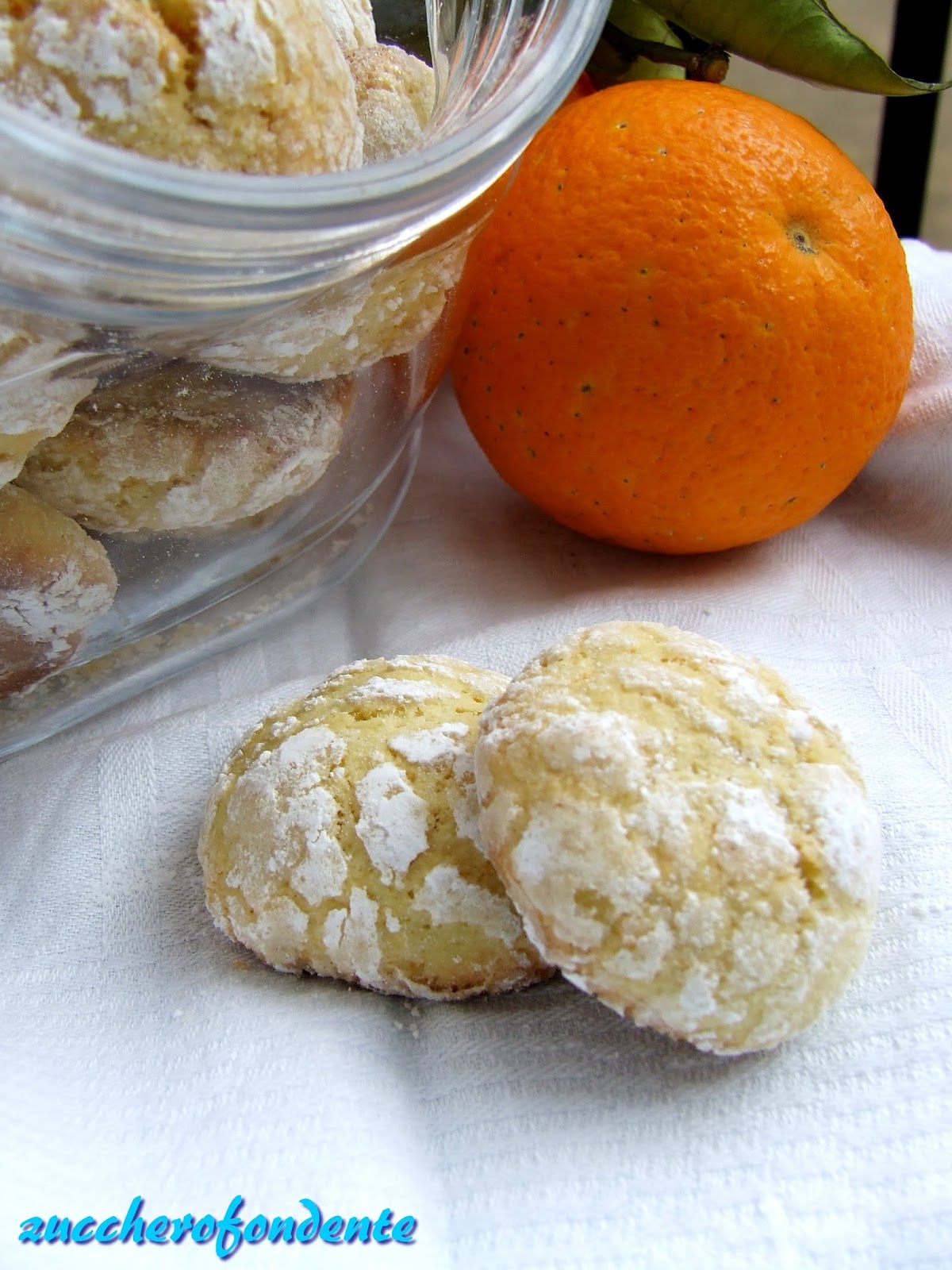 Zuccherofondente Biscotti Morbidi All Arancia