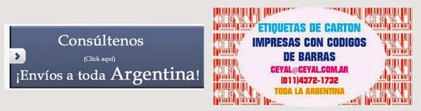 Industria plastico Argentina Vendemos Ribbon Industrial + Etiquetas en rollo