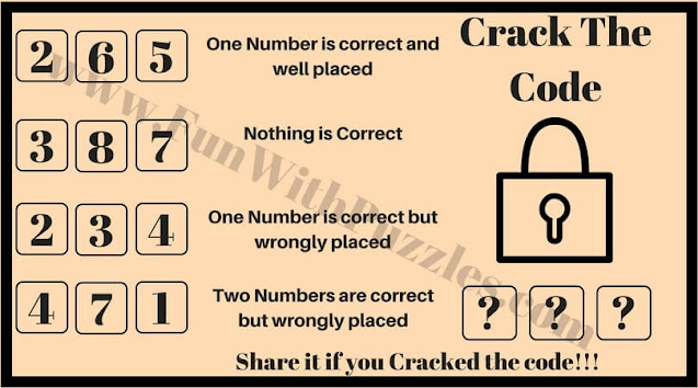Crack the code riddle