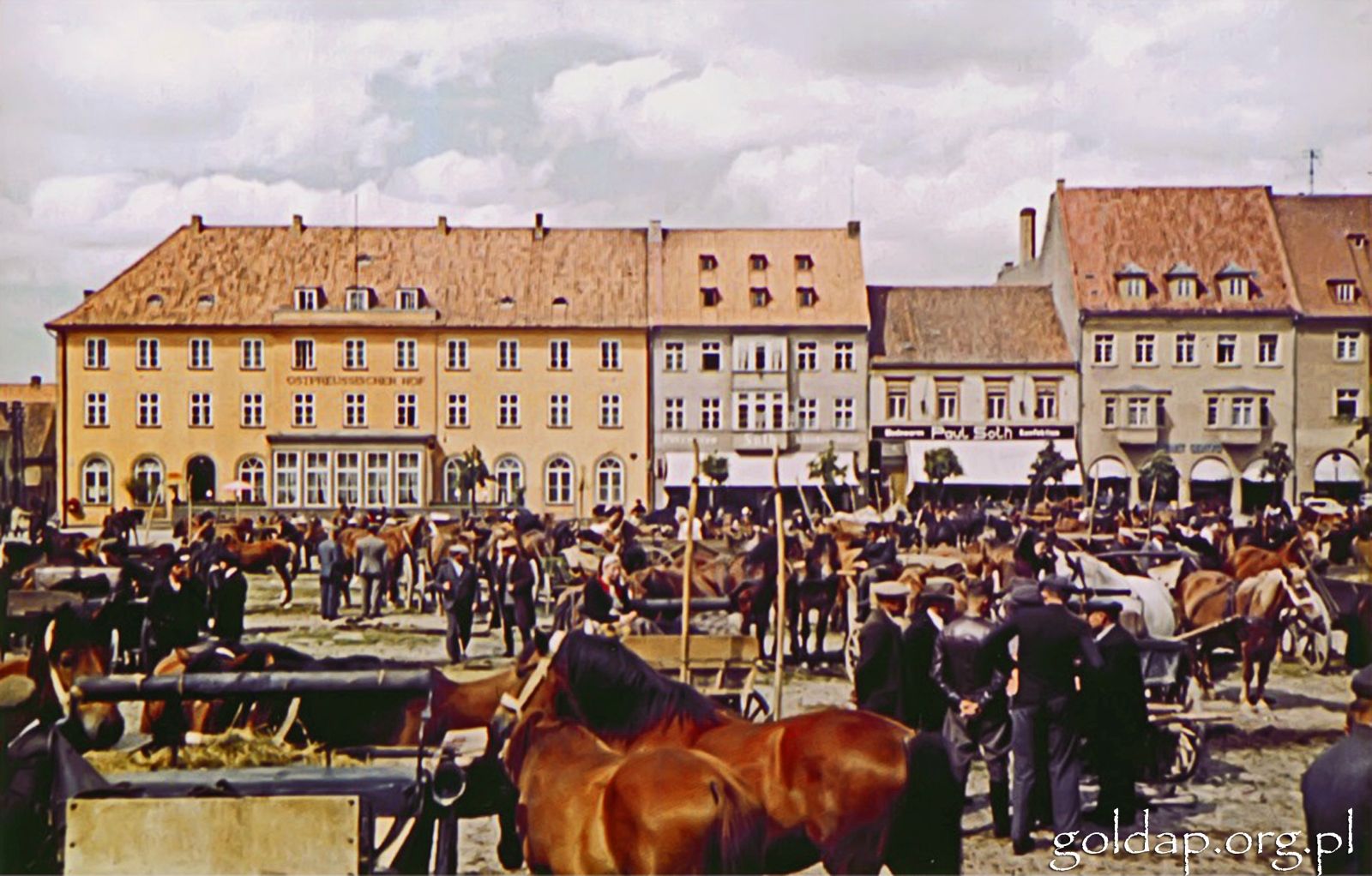 Gołdap na starej fotografii czerwca 2013