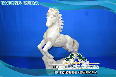 Patung Kuda Putih | Patung Kuda Ukuran Mini | Patung Kuda Minimalis