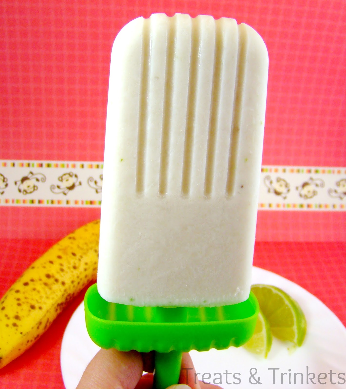 Treats & Trinkets The Accidental Banana Daiquiri Ice Pop