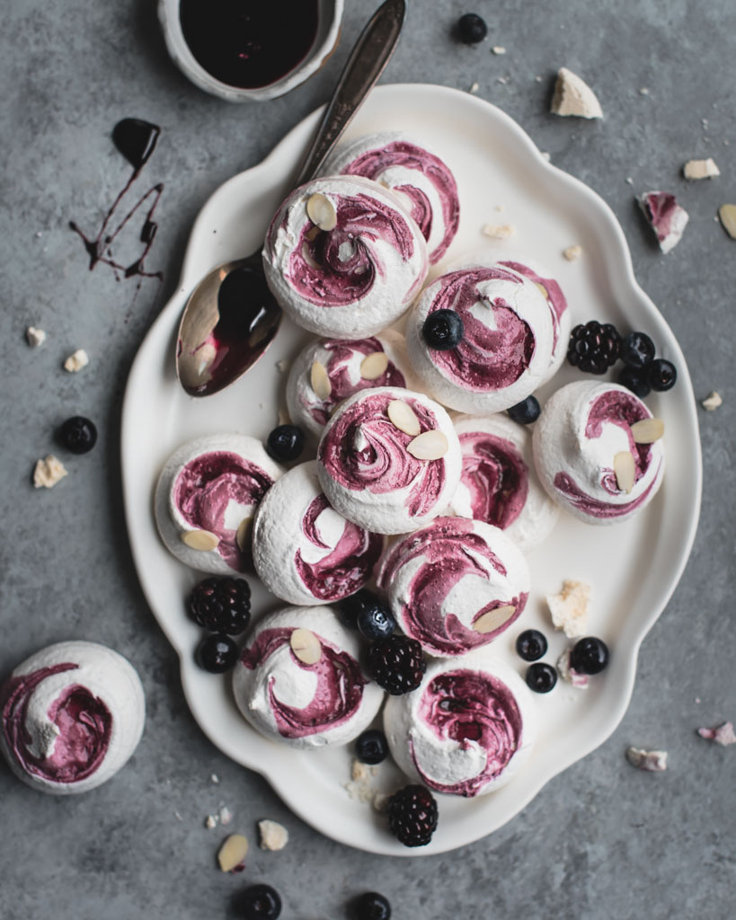 Meringue Cookies Swirled With Jam Homemade recipes
