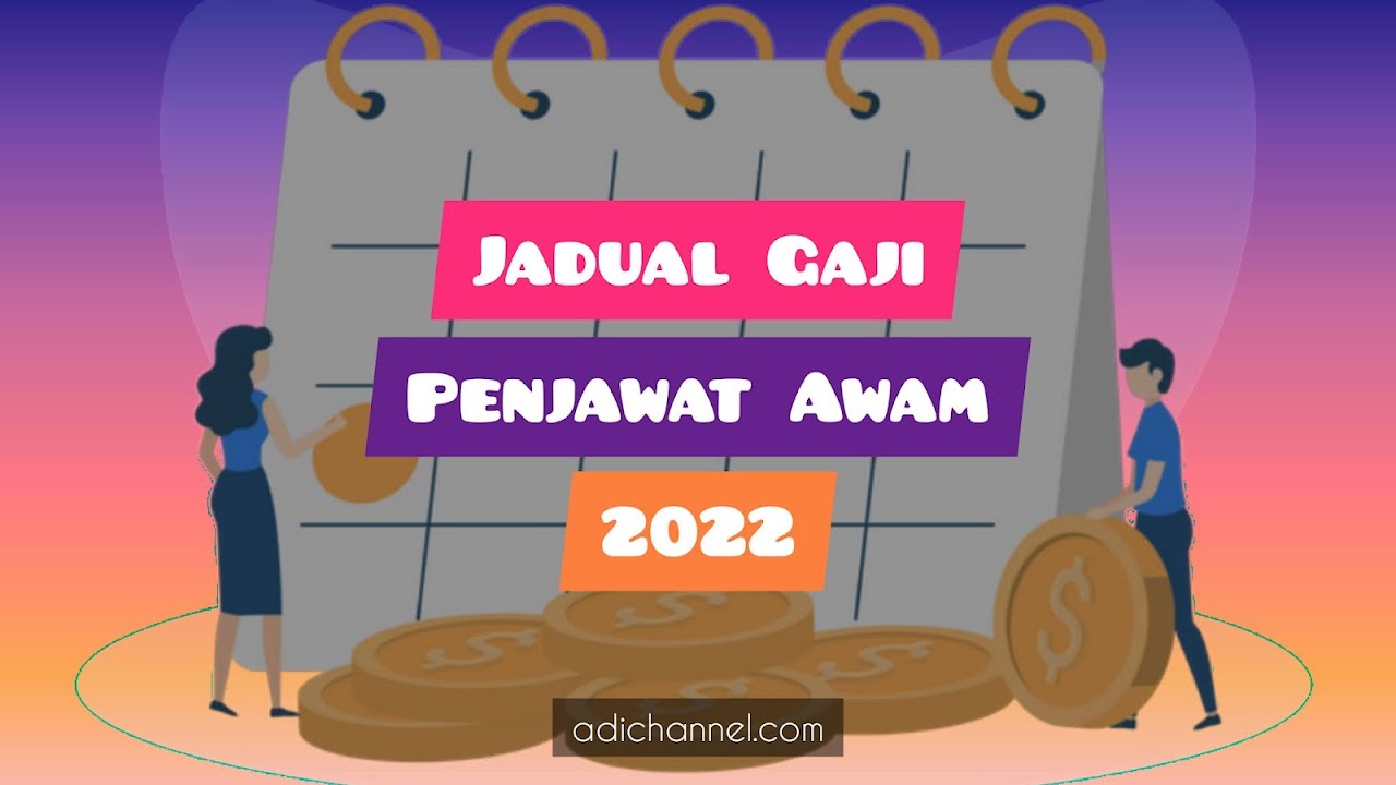 April 2022 gaji Jadual Gaji