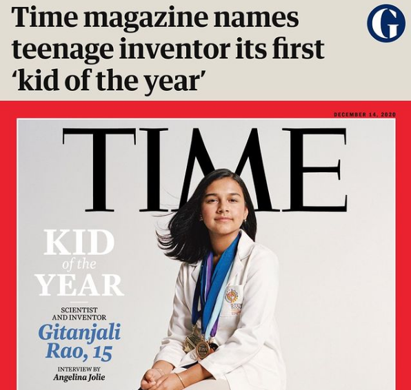 15 Year Old Scientist and Inventor Has Been Named Time Magazine’s First “Kid Of The Year”