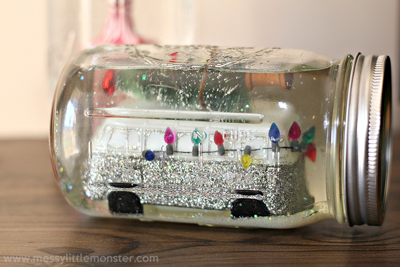 How to make a homemade snow globe. Fun and Easy!