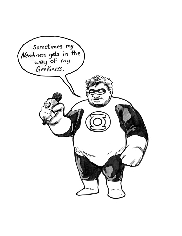 JLcomics: Patton Oswalt sketch