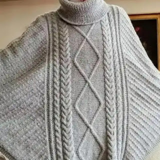 Poncho a Dos Agujas Poncho a Dos Agujas