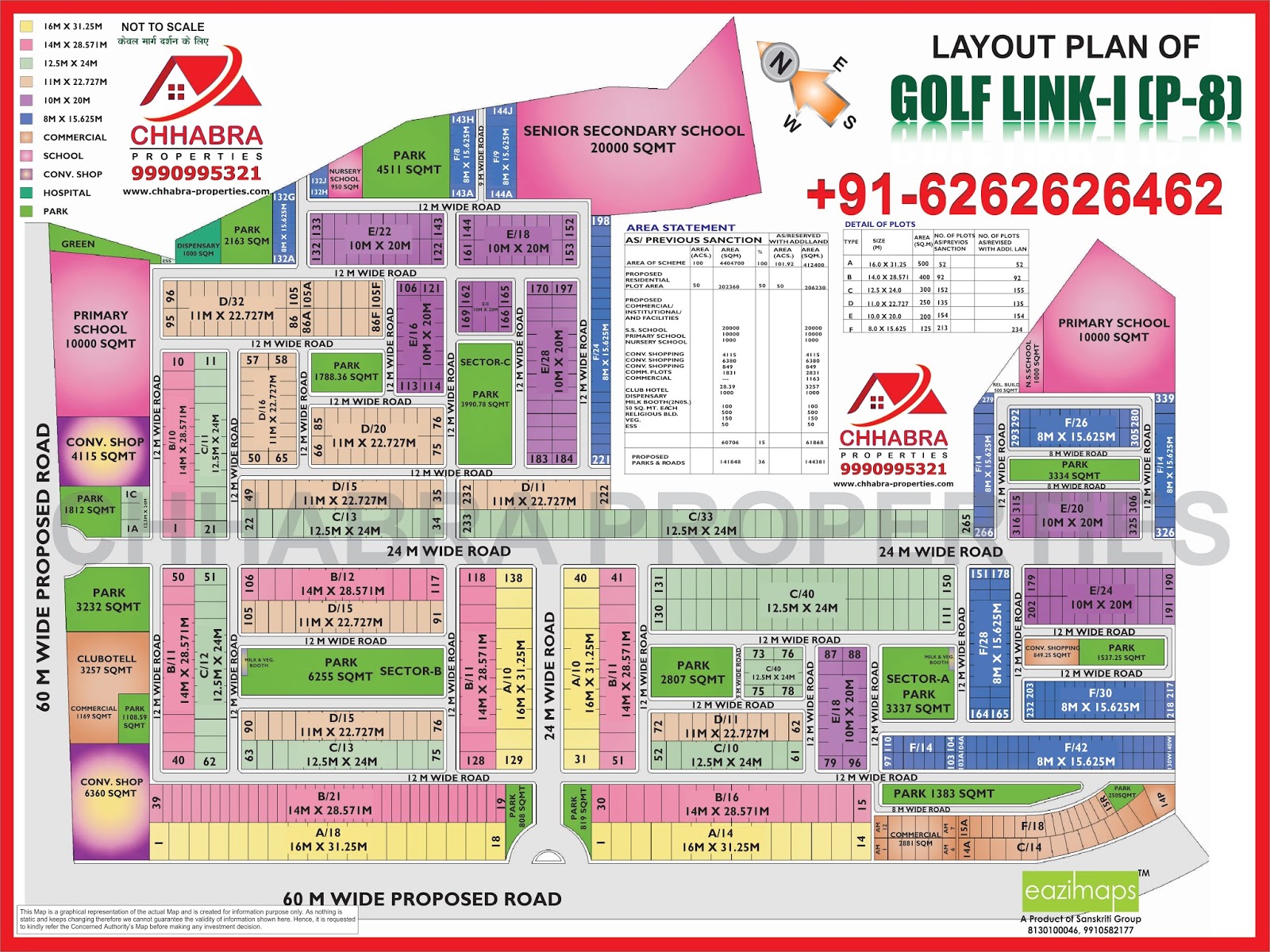 chhabra properties Alpha1 Greater Noida Map Layout Plan