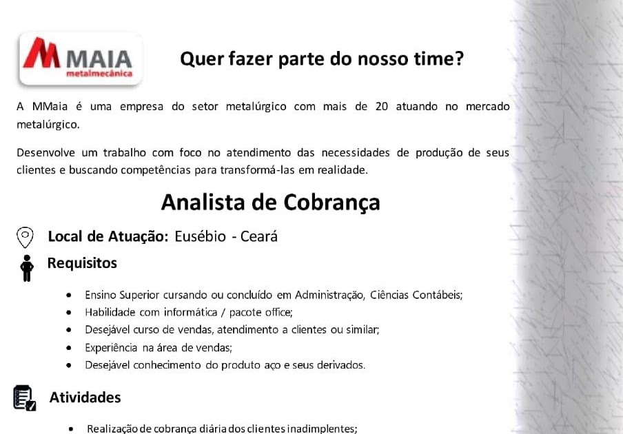 438 vagas de Analista de crédito e cobrança – Brasil