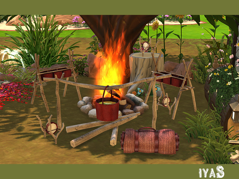 soloriya Camping set. Sims 4