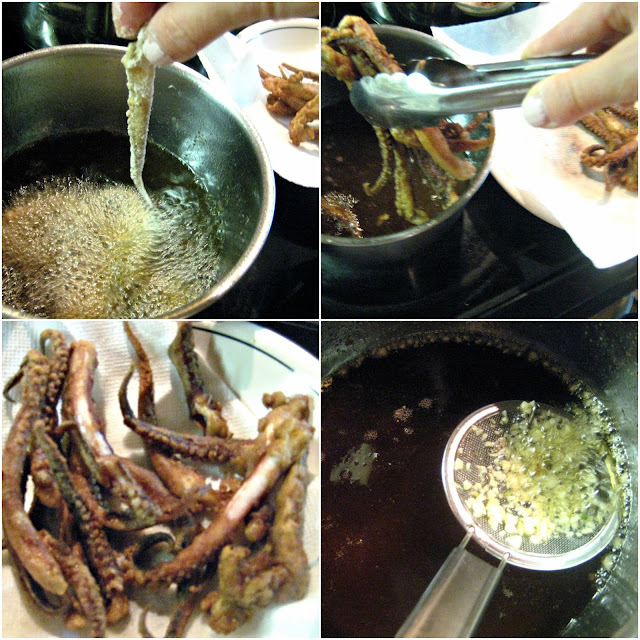 Susan's SavourIt! Five Spice Salt and Pepper Squid Tentacles...