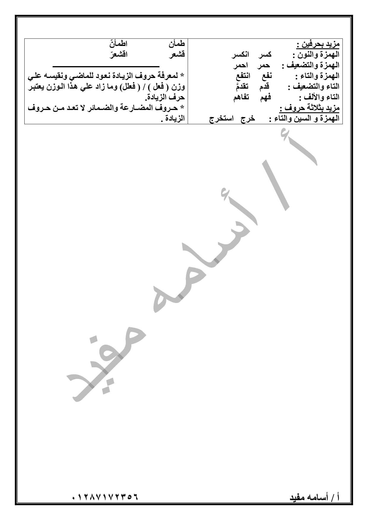 ملخص منهج شهر ابريل لغة عربية ( قراءة + نصوص + قصة + نحو ) للصف الثانى الاعدادى ترم ثاني 17