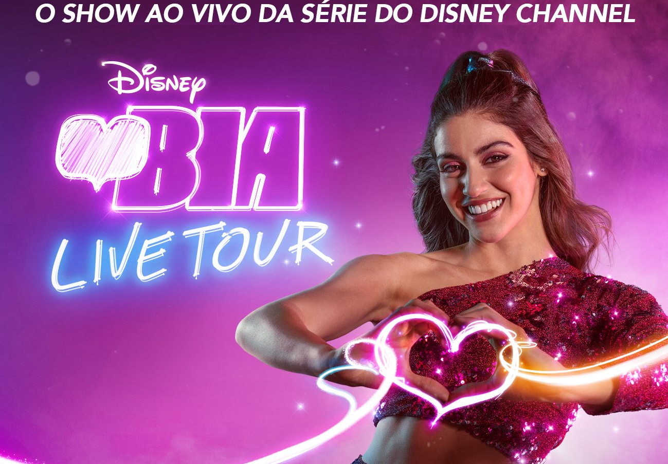 Bia Live tour Elenco de Disney Bia fará show no Brasil em 2020