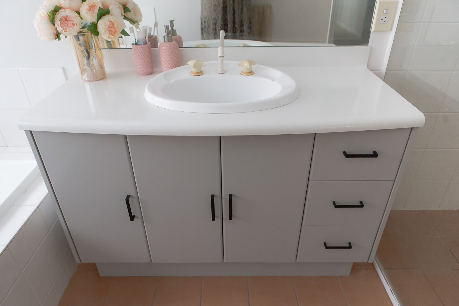 Our Simple and Meaningful Life Around here Bathroom Vanity Make Over