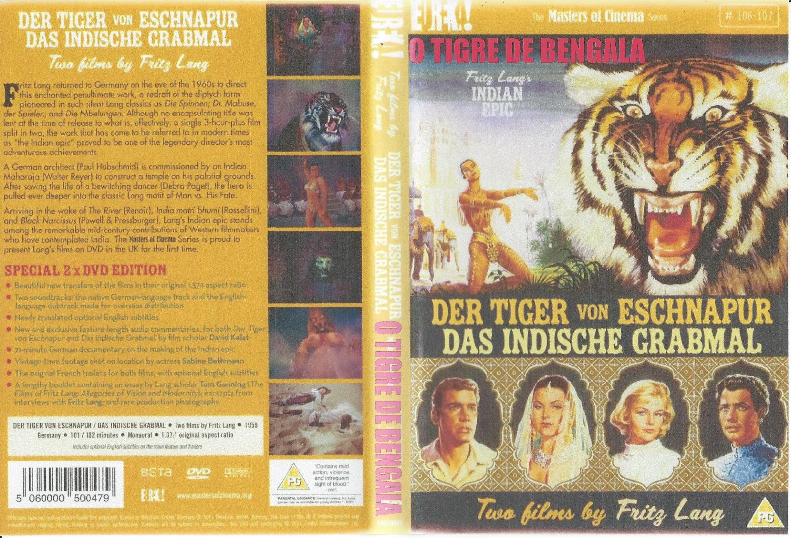 The Tiger of Eschnapur (1959). Что правильней die Tiger - die Tiger der Tiger - die Tigers der Tiger - die Tiger.