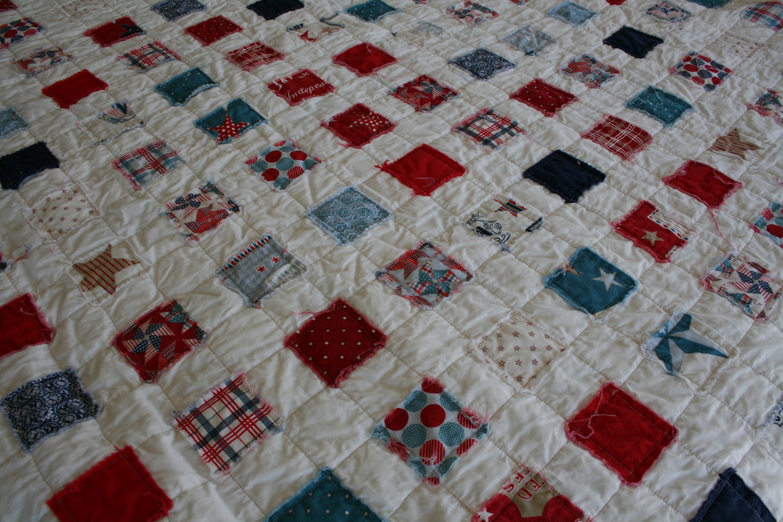 THE QUILT BARN 4th of July Ticker Tape Quilt