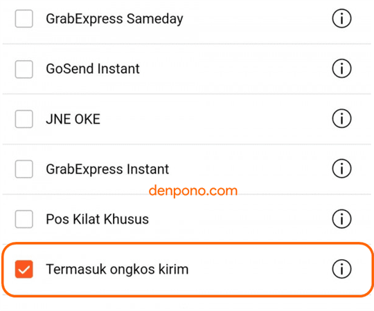 Termasuk Ongkos Kirim Shopee