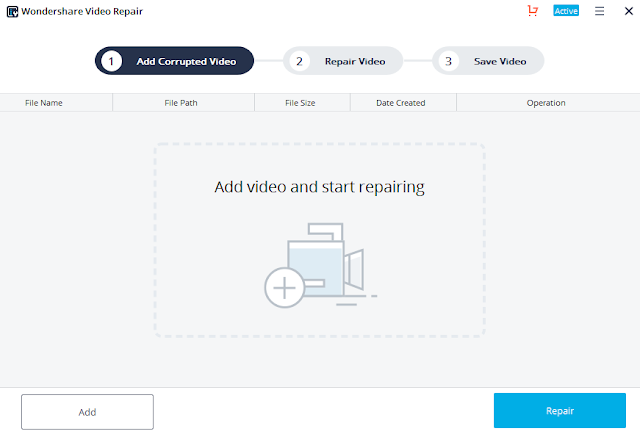 Screenshot Wondershare Recoverit Video Repair 1.1.1.10 Full Version Screenshot Wondershare Recoverit Video Repair 1.1.1.10 Full Version