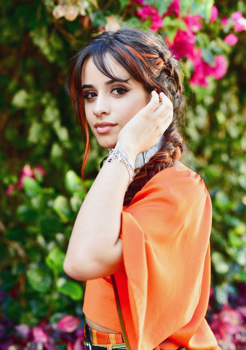 camila cabello at launch of havana makeup collection with loreal in