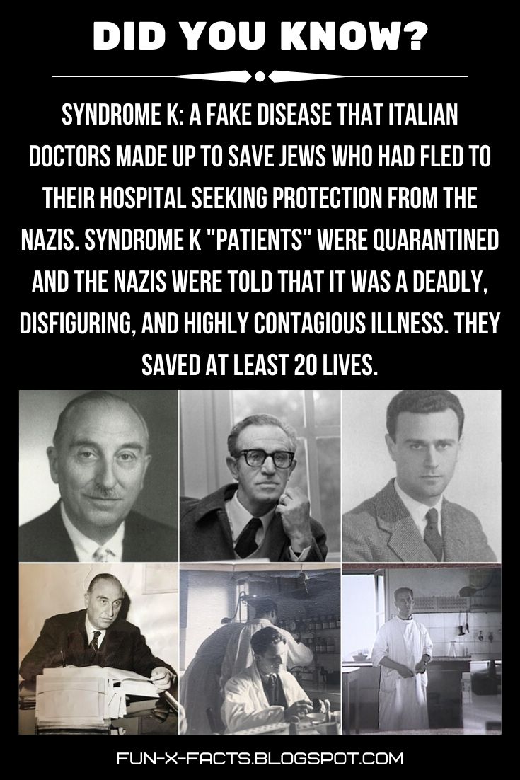 Syndrome K The Fake Disease That Fooled the Nazis and Saved Lives Amazing WTF Facts