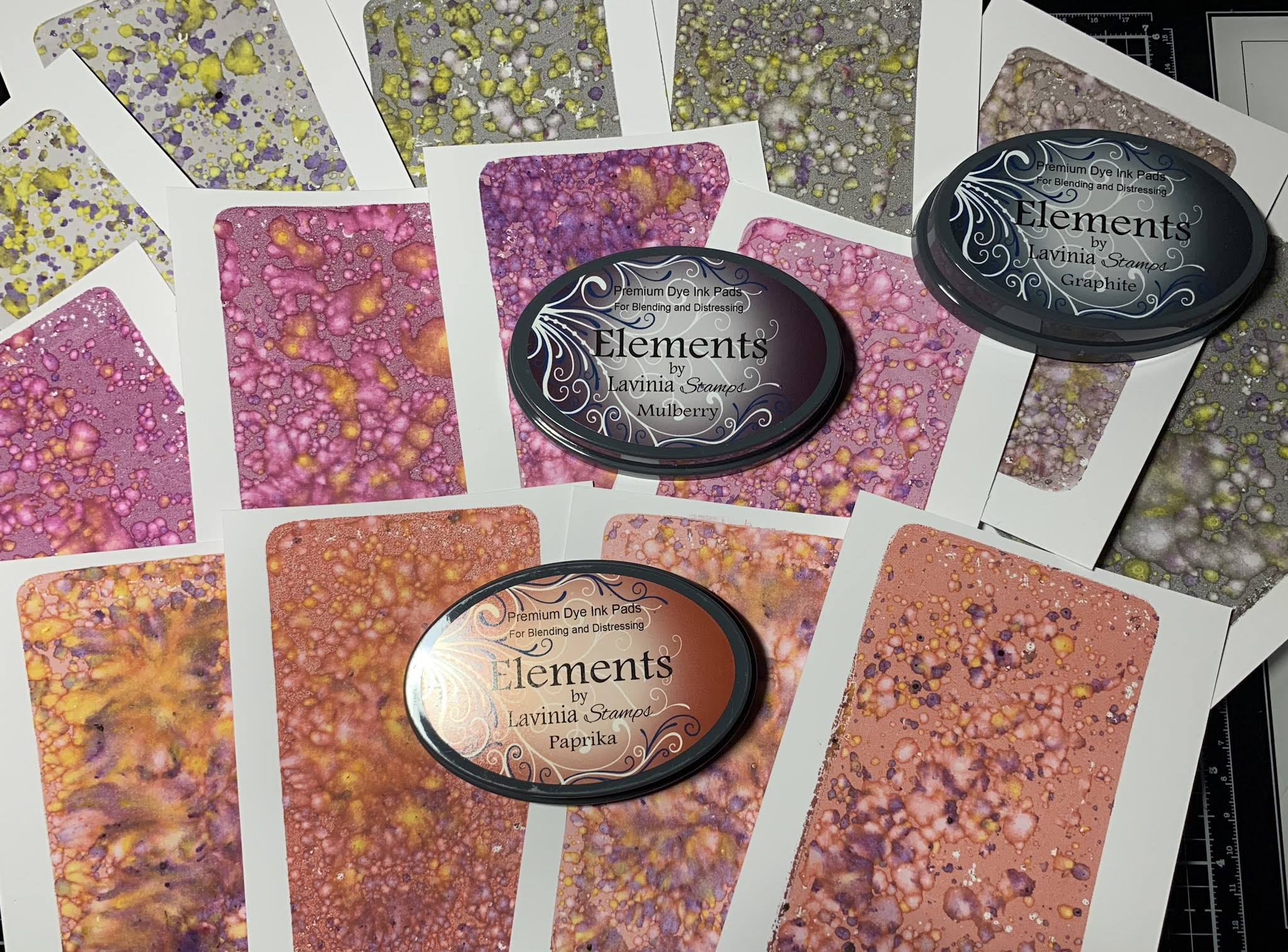 Lavinia Stamps - Elements Dye Ink - Dark Denim - Messy Papercrafts