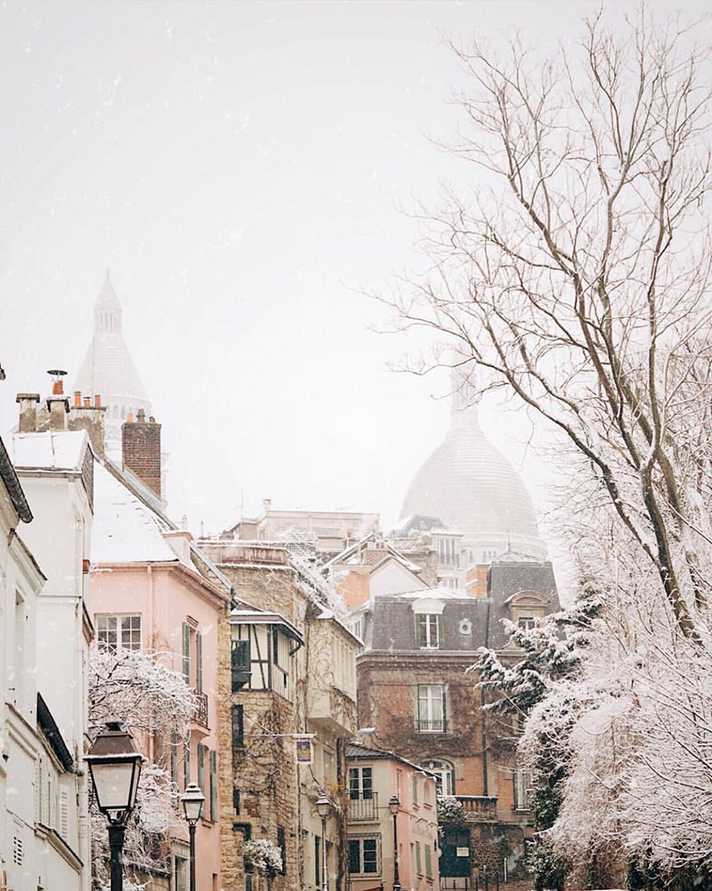 Weekday Wanderlust | From Instagram: Paris Sous La Neige / Paris in the Snow