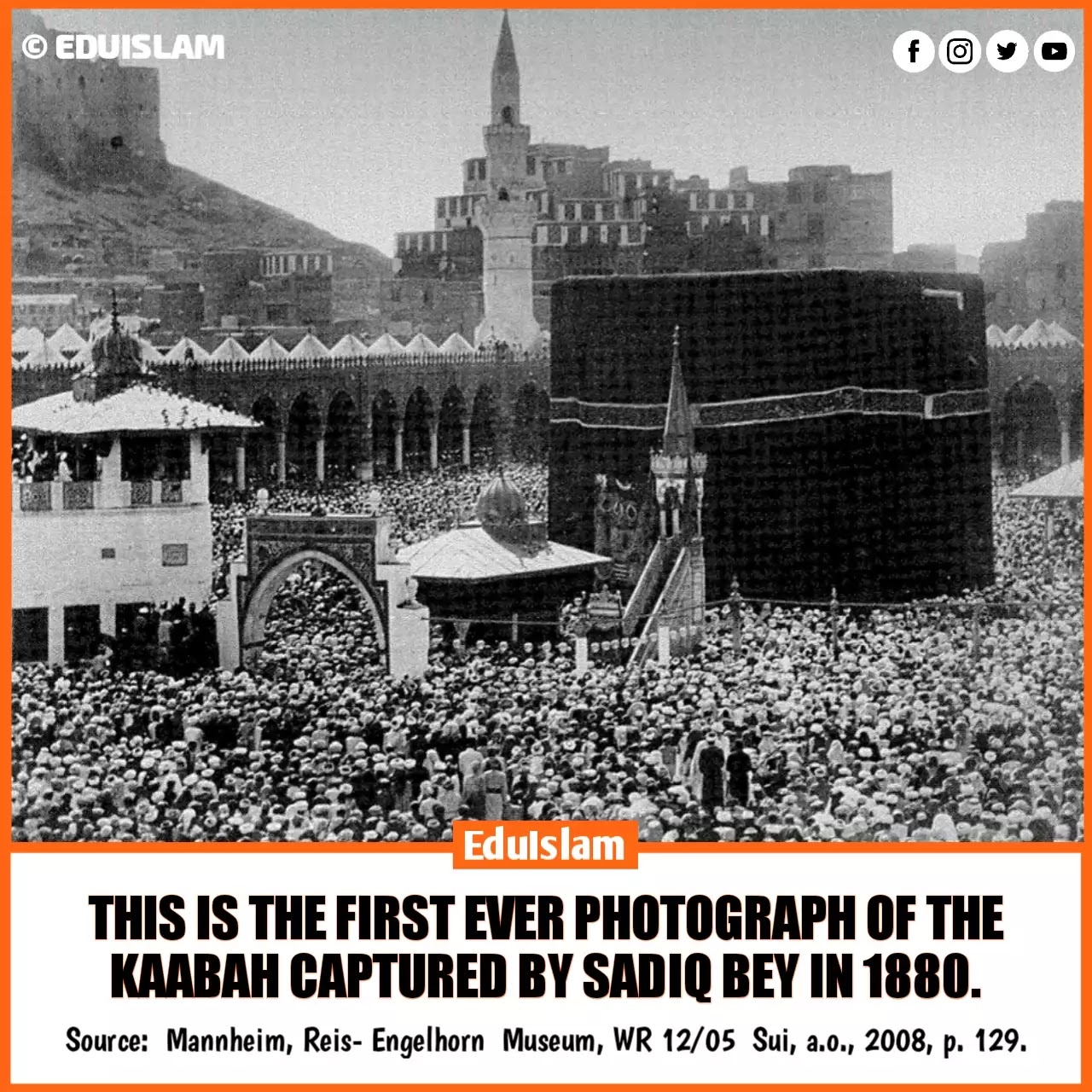 The Very First Picture Of Kaaba, Captured In 1880s