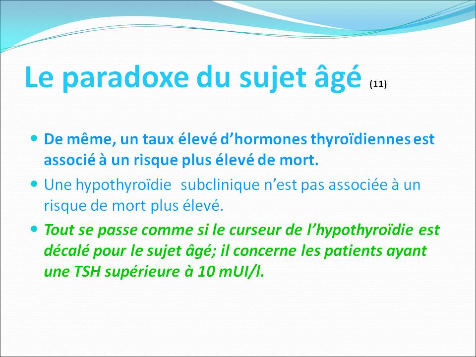 CAnalyses Etudes de Cas Analyses Medicales INTERPRETATION D UNE VARIATION DE TSH mots clés