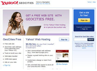 Yahoo Geocities