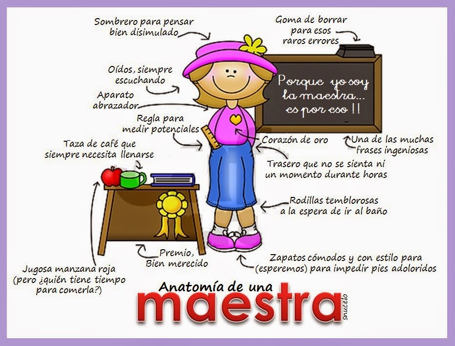 UN PEQUEÑO MUNDO DE COLORES: Gracias MAESTRA
