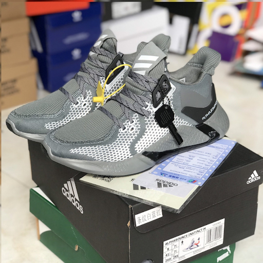 Mẫu giày Alpha 2020 xám full box 1:1 hot nhất năm