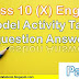 Class 10 (X) English Model Activity Task Question Answer - Part 6