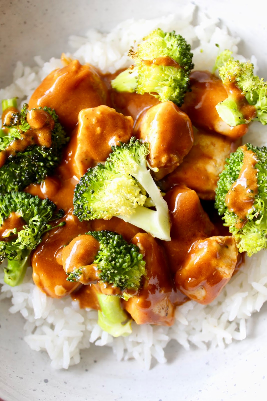 Chicken with Amazing Peanut Sauce