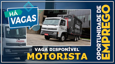 Vaga para Motorista