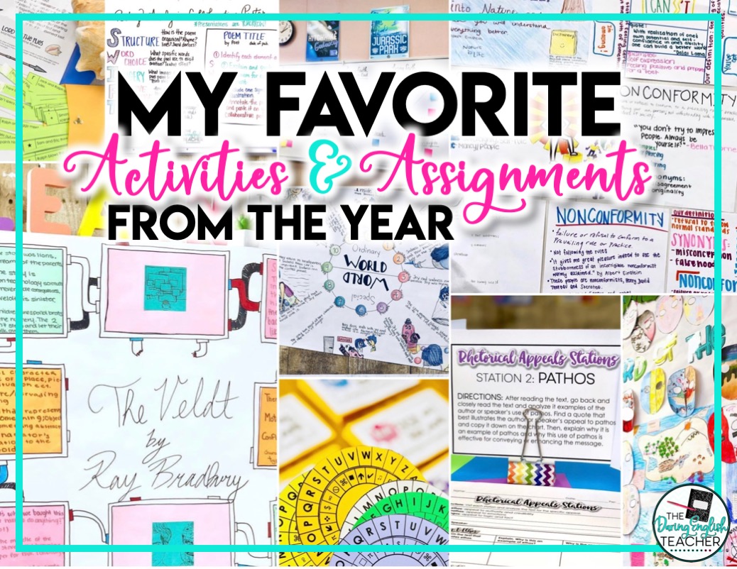 My Favorite High School English Activities Of The Year The Daring