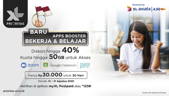 “PRIO Bekerja & Belajar” Berikan Solusi Pelanggan XL Axiata Tetap Produktif