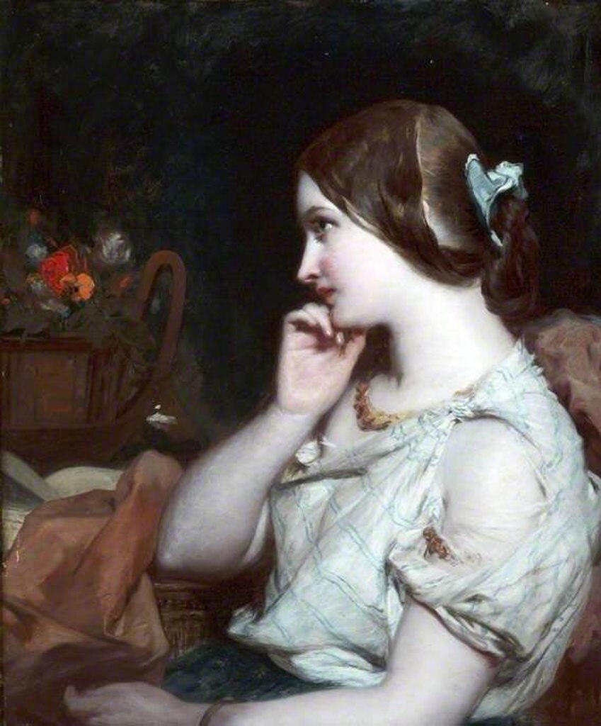 Museu De Reproduções De Arte Pensamento dobrado por James Sant (1820-1916,  United Kingdom)