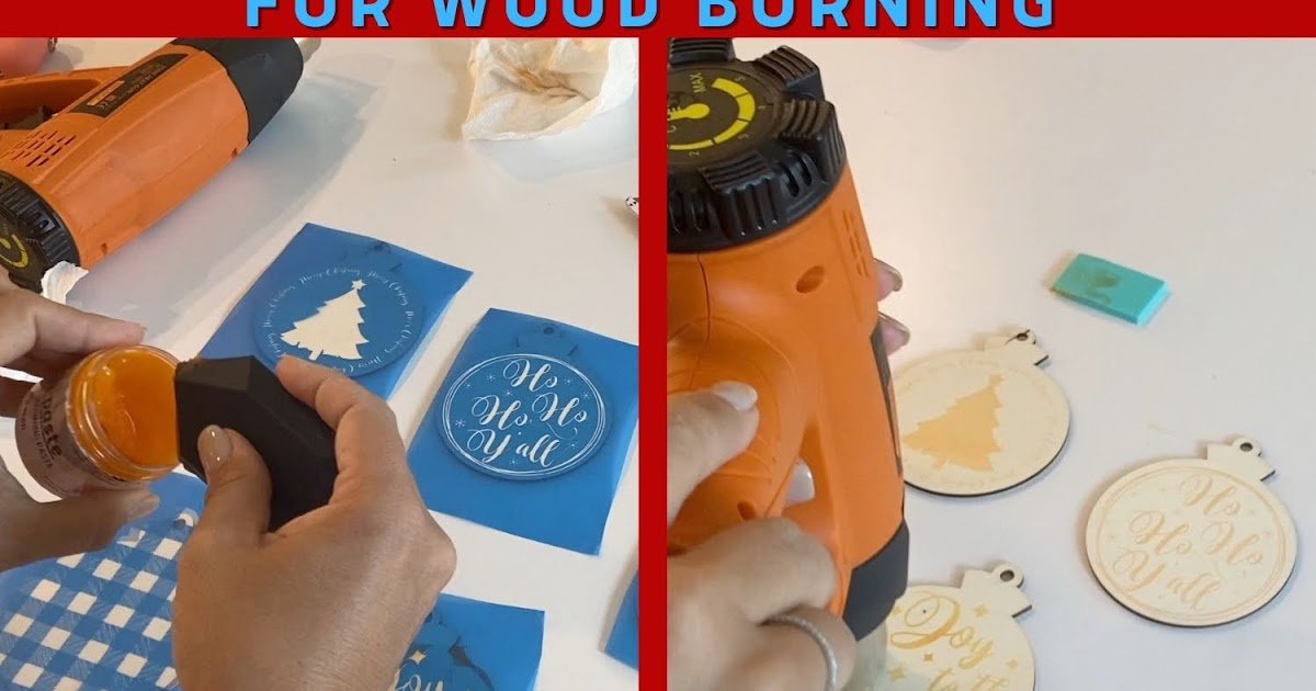 How to Use Torch Paste Gel Wood Burning Stencils Tutorial Silhouette