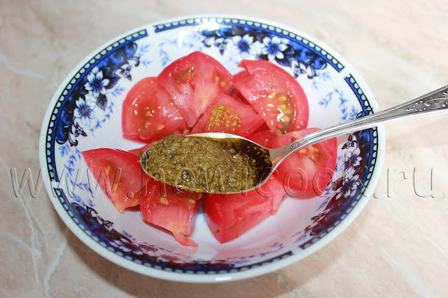 рецепт бурраты с помидорами с пошаговыми фото