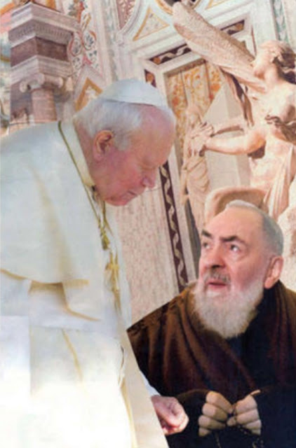 Pio-Pietrelcina-and-Pope-John-Paul