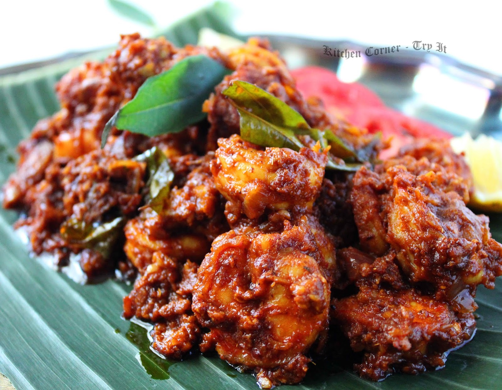 Prawns Ghee Roast Mangalorean Spicy Prawns Masala