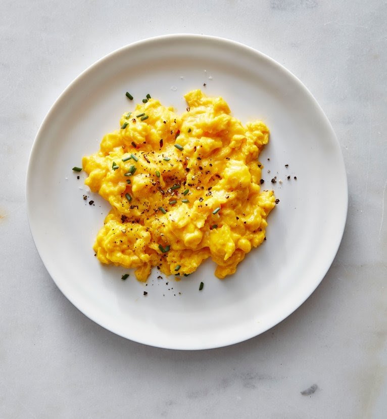 The Perfect Creamy and Buttery Scrambled Eggs.