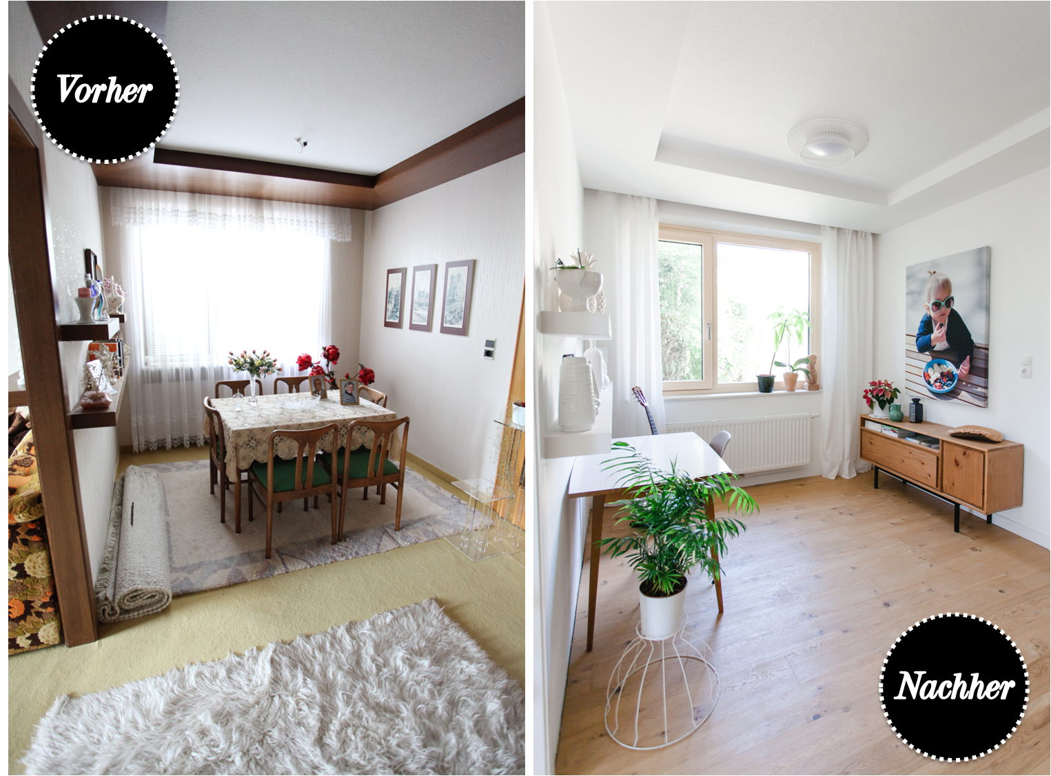 Vorher/Nachher: Unser Allround-Raum / WOHN:PROJEKT