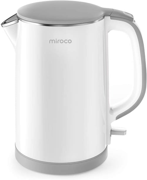 Review Miroco Double Wall Stainless Steel Electric Kettle
