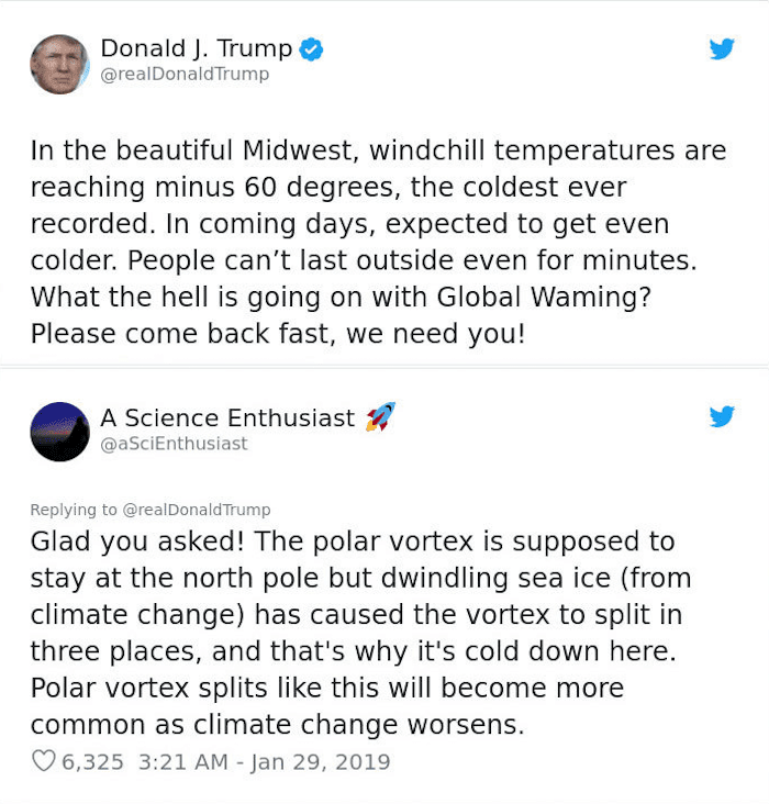 16 Hilariously Honest Replies To Those Who Don't Believe Climate Change Is Happening